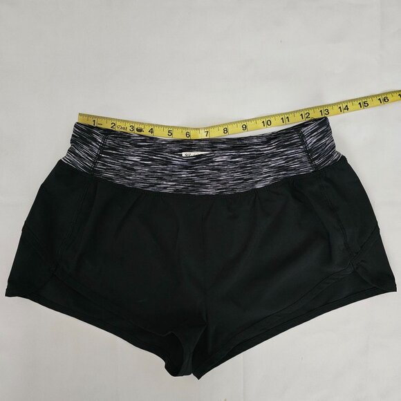 Forever 21 Women's Black Wide Waistband Running Athletic Short Size Small - Picture 7 of 12